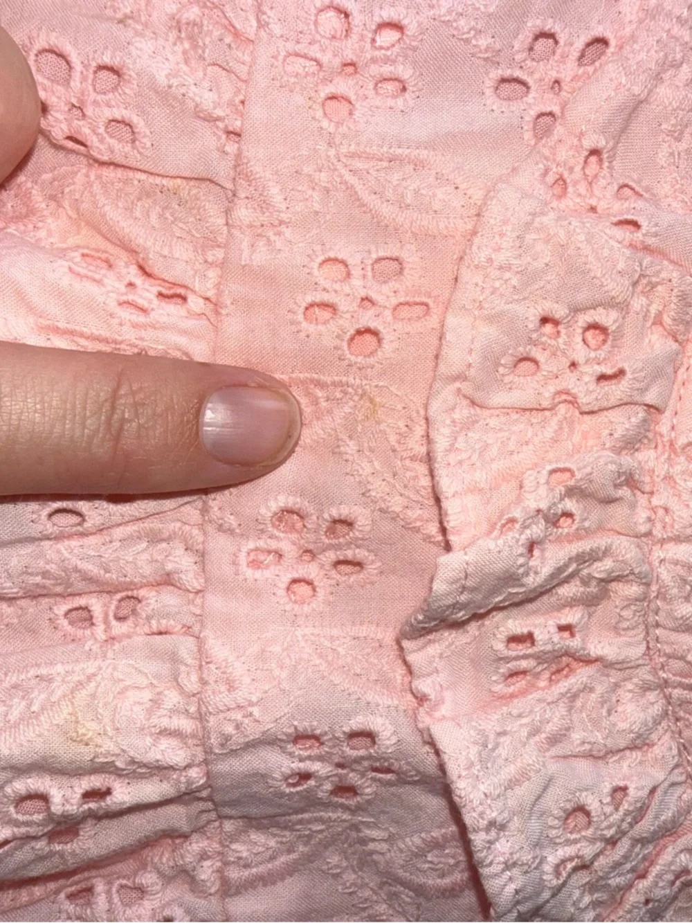 Janie and Jack‎ Light Pink Eyelet Dress with Bloomers